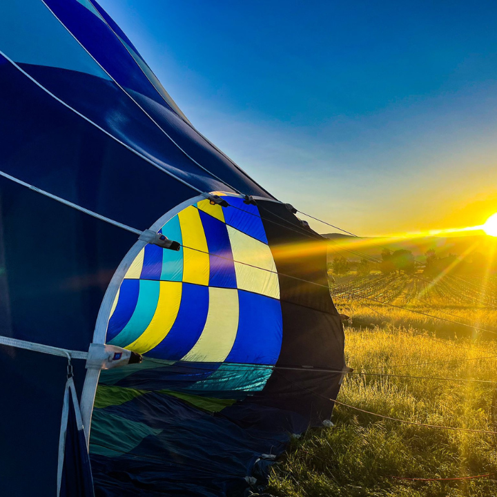 Montgolfière Vol Terre