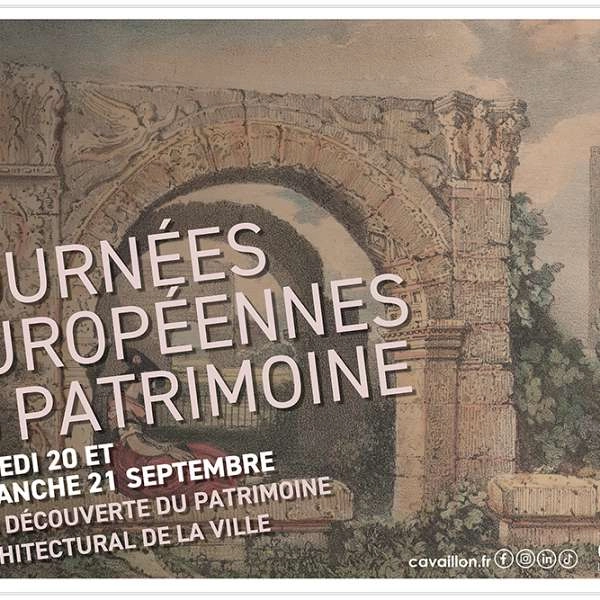 Journées Européennes du Patrimoine à Cavaillon 2025