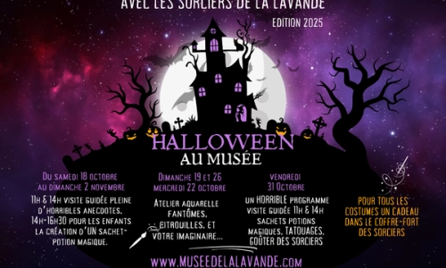 Terrible journée d'Halloween au Musée de la Lavande