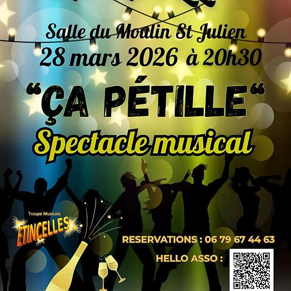 Ça pétillle : spectacle musical festif à Cavaillon