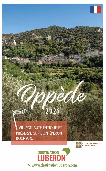 Plan touristique d’Oppède-le-Vieux