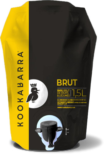 Poche de purée de fruits Kookabarra format 1,5 litre