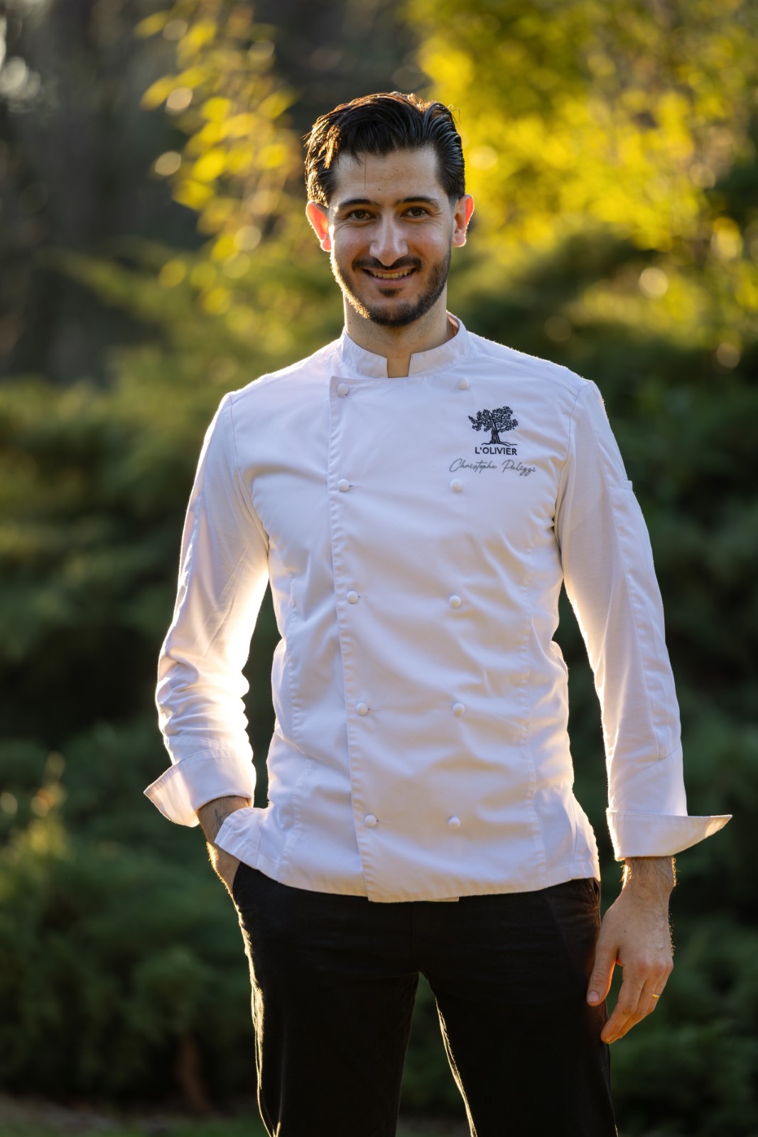 Portrait du chef Pulizzi du restaurant L’Olivier à Pertuis