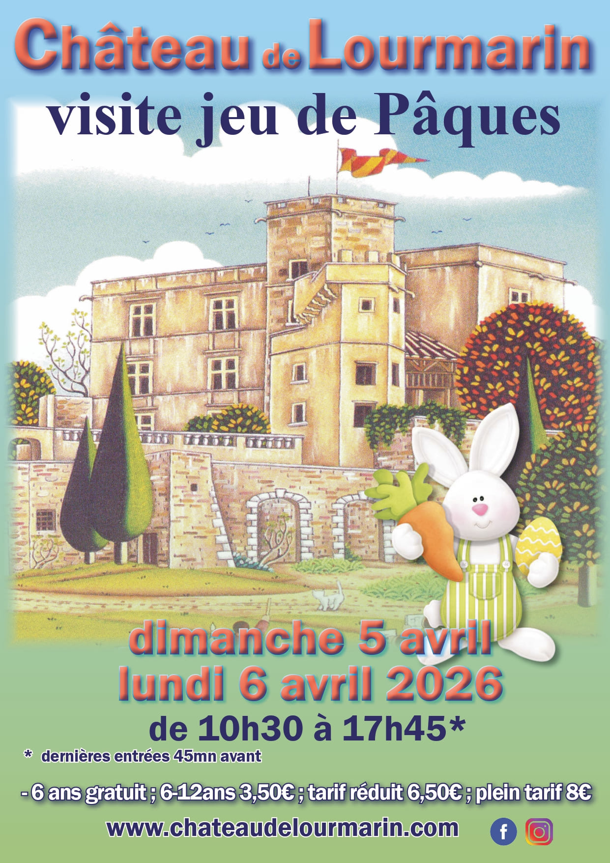 Visite jeu de Pâques au Château de Lourmarin avec chasse aux énigmes pour les enfants, dimanche 5 et lundi 6 avril 2026