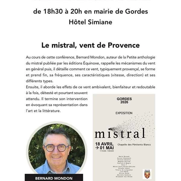 Le mistral, vent de Provence