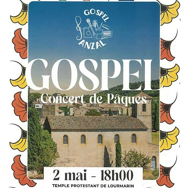 Concert de Gospel de Pâques au Temple Protestant de Lourmarin