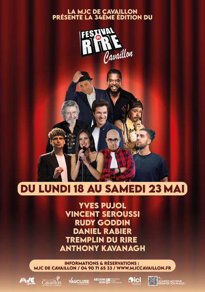 Programmation du Festival du Rire de Cavaillon 2026