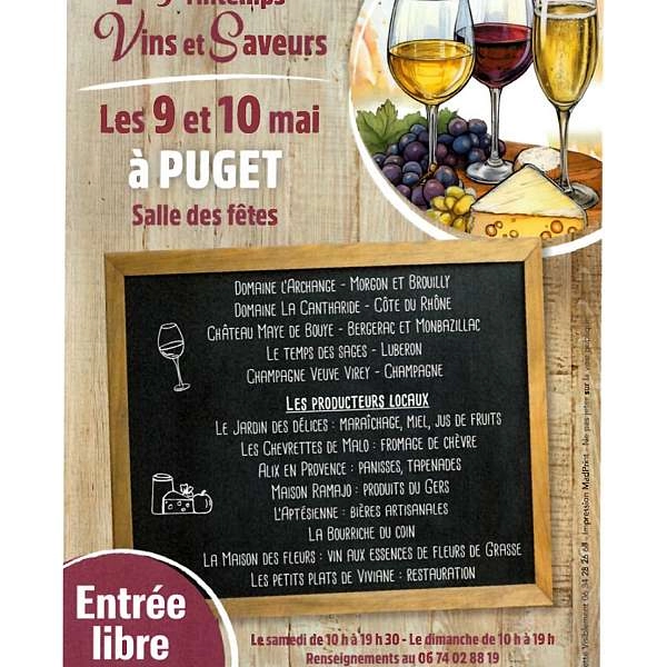 2ème Printemps Vins et Saveurs à Puget-sur-Durance