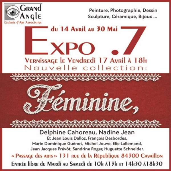 Féminine - Exposition à la Galerie Grand Angle à Cavaillon