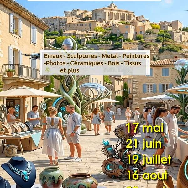 Marché Art et créations artisanales à Gordes