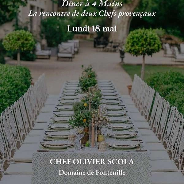 La Table des Amis - Dîner à quatre mains à Lauris