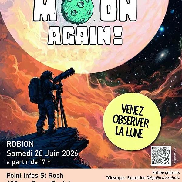 On the moon again ! - Observation & expo