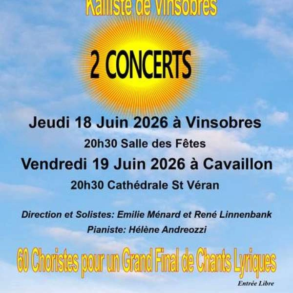Concert Chanteurs du soleil 