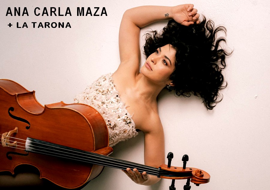 Ana Carla Maza et La Tarona au Festival de Robion Affiche du concert Ana Carla Maza et La Tarona au Festival de Robion