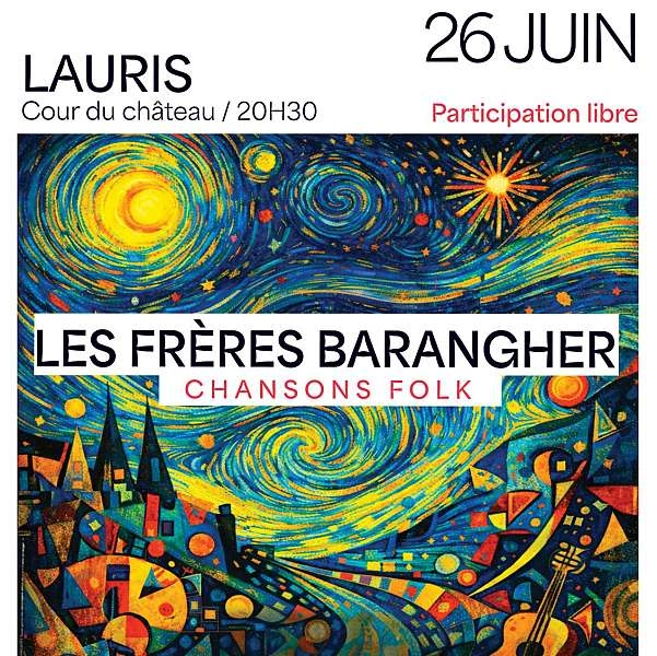 Concert folk avec Les Frères Barangher à Lauris