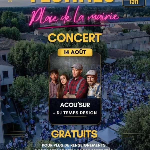 Acou'Sur + soirée DJ Temps Design - Festines