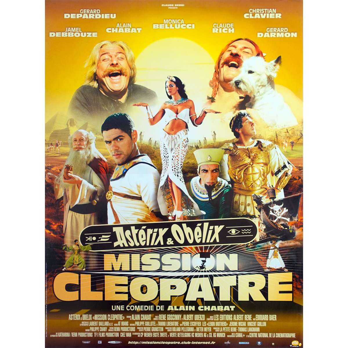 Cinéma en plein air à Cavaillon avec Astérix et Obélix Mission Cléopâtre Affiche du film Astérix et Obélix Mission Cléopâtre projeté en plein air à Cavaillon