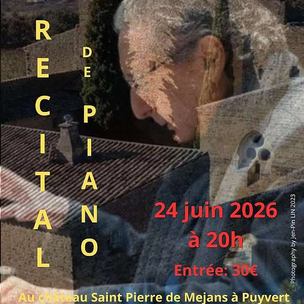 Récital de piano de Jean-Marc Luisada au Château Saint-Pierre de Méjans