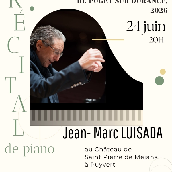 Récital de piano de Jean-Marc Luisada