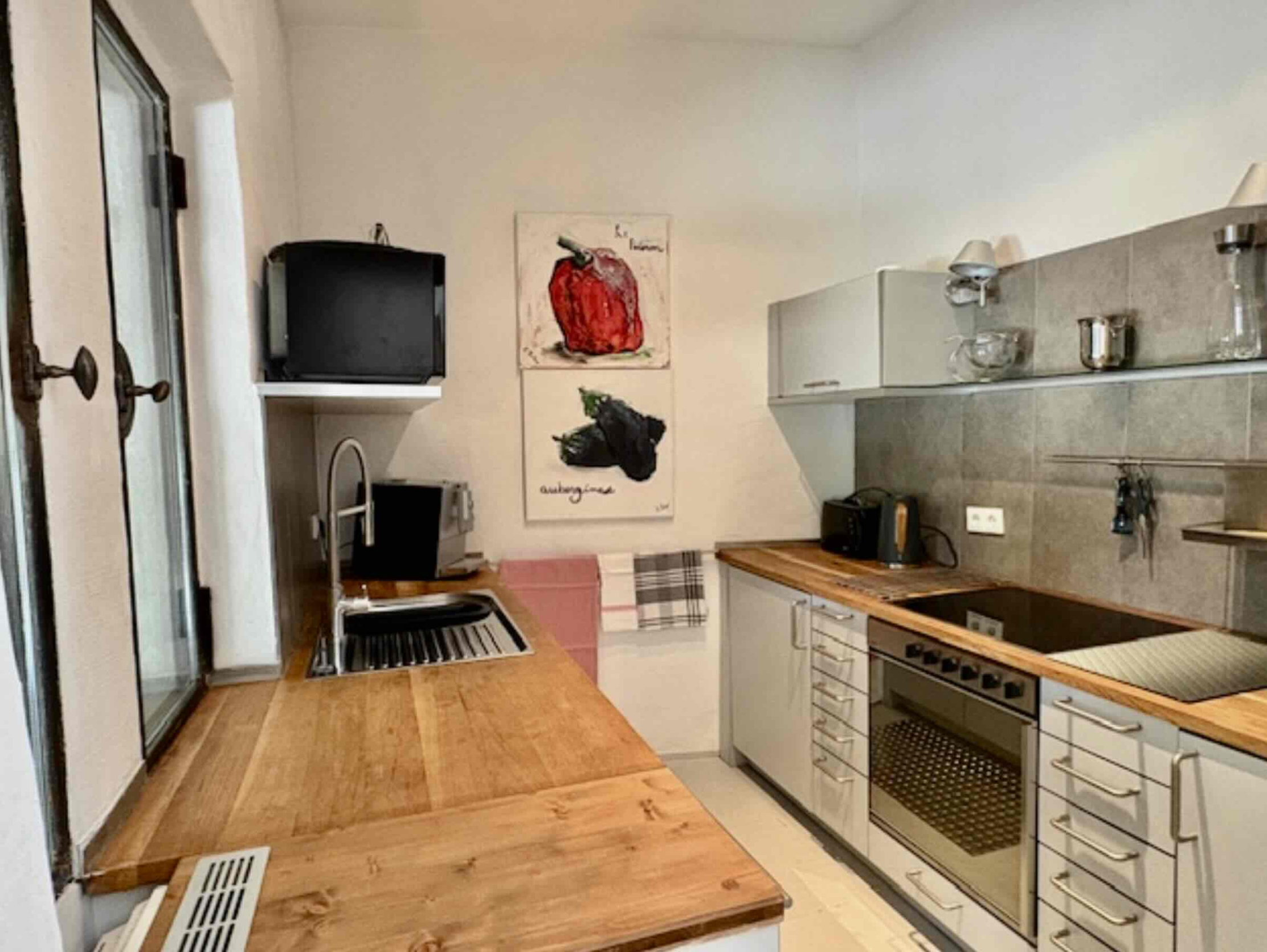 Cuisine Bulthaup design et entièrement équipée aux Cerisiers Cuisine Bulthaup entièrement équipée des Cerisiers à la Maison Bertuli