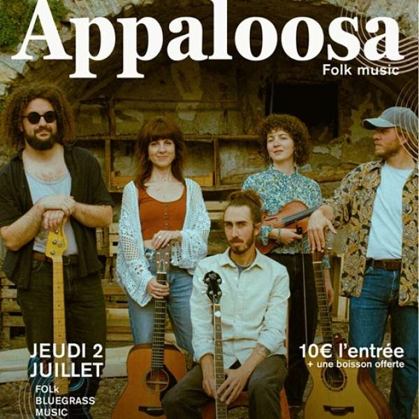 Appaloosa en concert au Château de Sannes