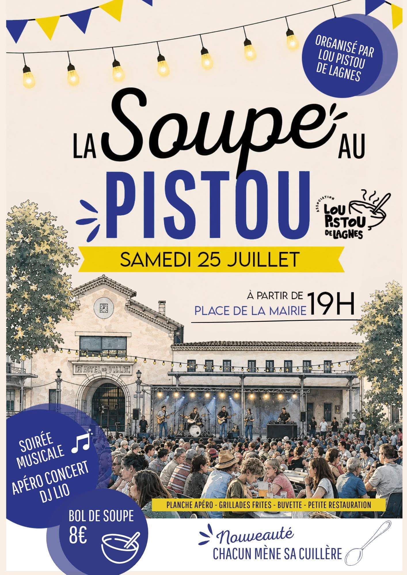 Lou Pistou de Lagnes 4e édition Affiche de Lou Pistou de Lagnes 4e édition