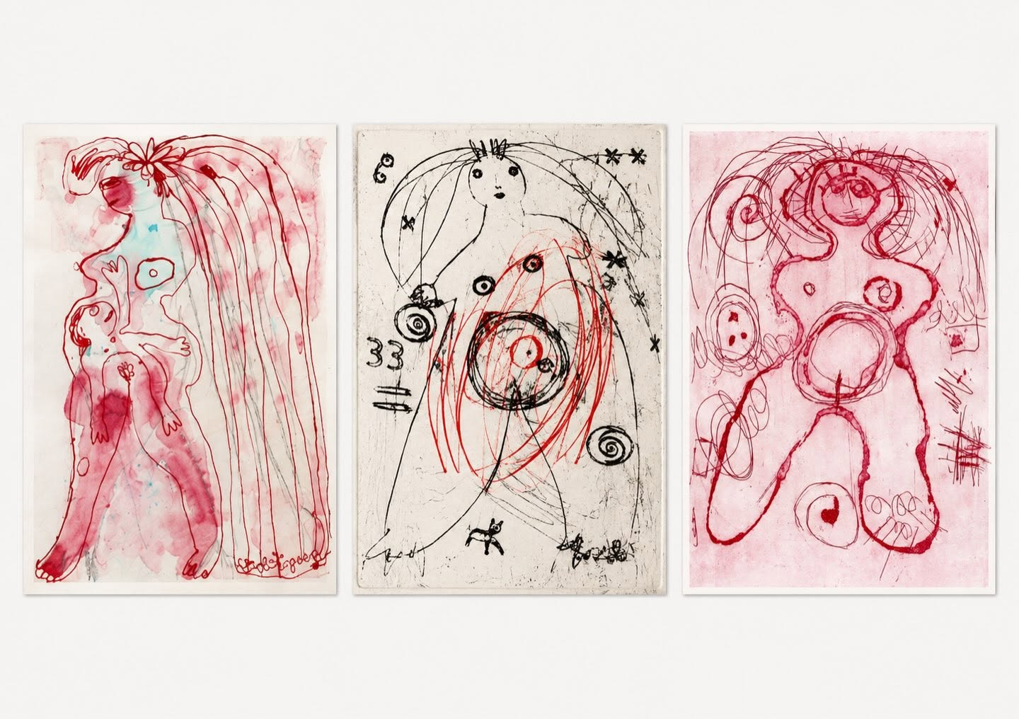 Dessin et gravure de Brigitte Derbigny à la Galerie Midiune Oeuvre de Brigitte Derbigny présentée à la Galerie Midiune à Lourmarin