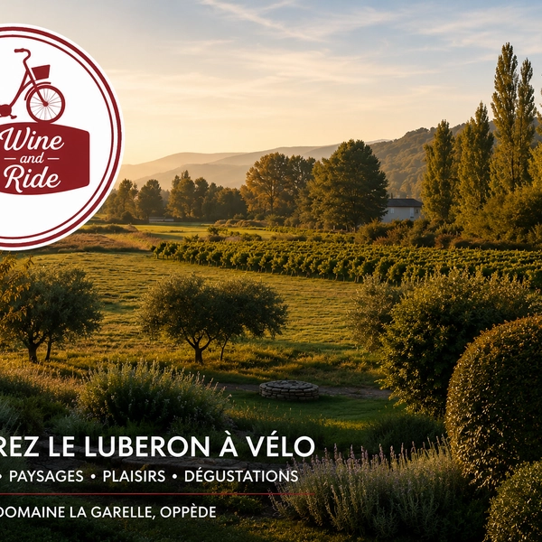 Wine Tour à vélo électrique avec Wine and Ride Luberon 