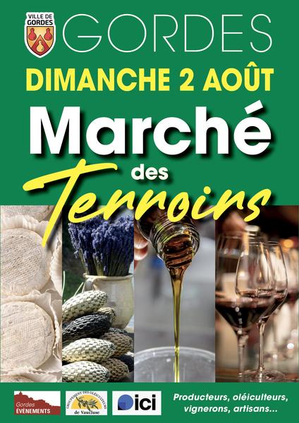 Marché des terroirs à Gordes Marché des terroirs à Gordes avec producteurs locaux, oléiculteurs, vignerons et artisans