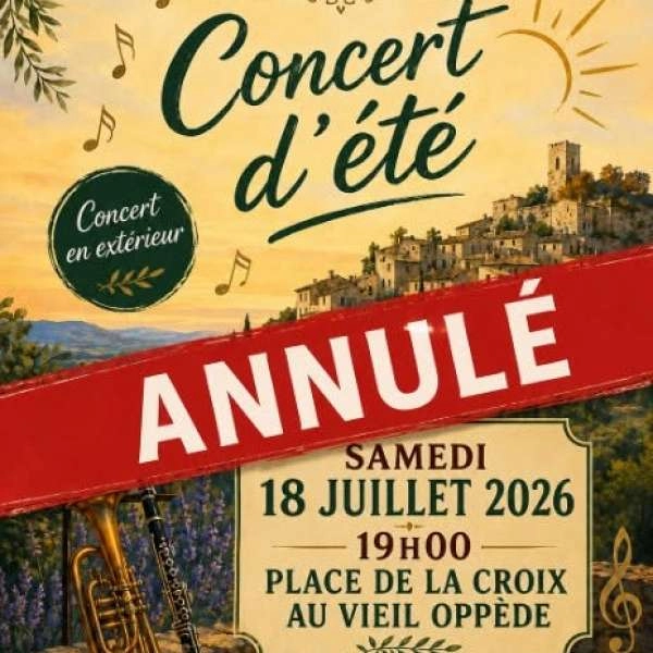 Concert d'été avec la Fraternelle Oppédoise