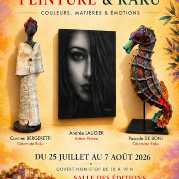 Exposition Peinture et Raku