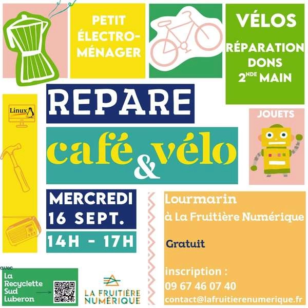 Répare Café & vélo à Lourmarin
