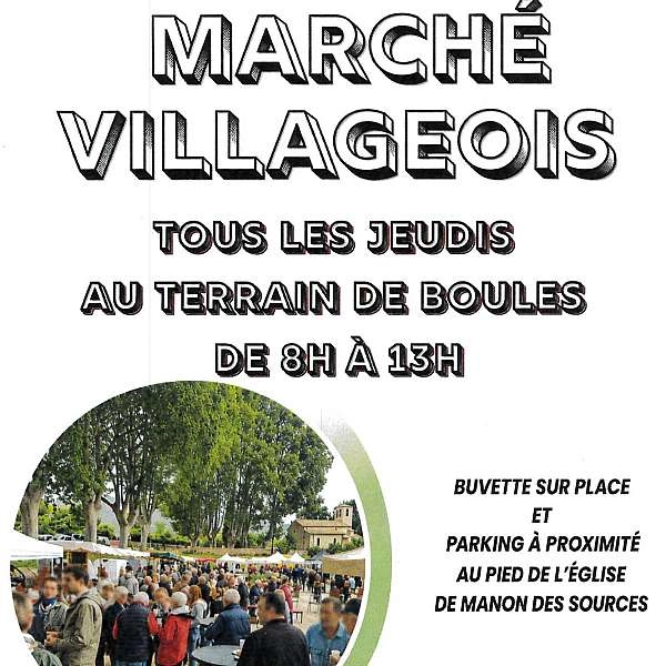 Marché villageois de Vaugines