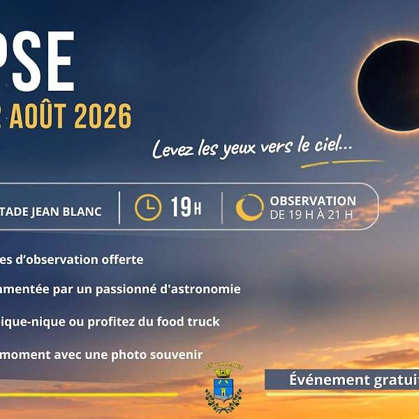 Éclipse solaire du 12 août 2026 aux Taillades