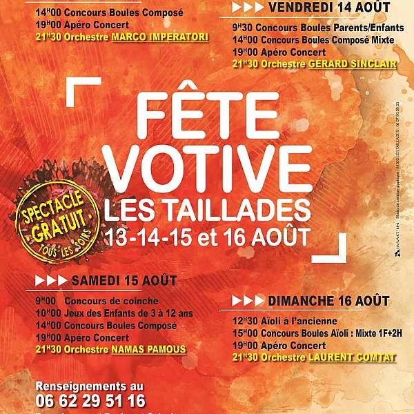 Fête votive des Taillades