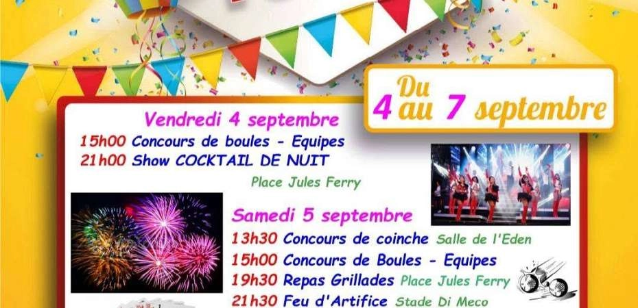 Fête votive de Robion 2026