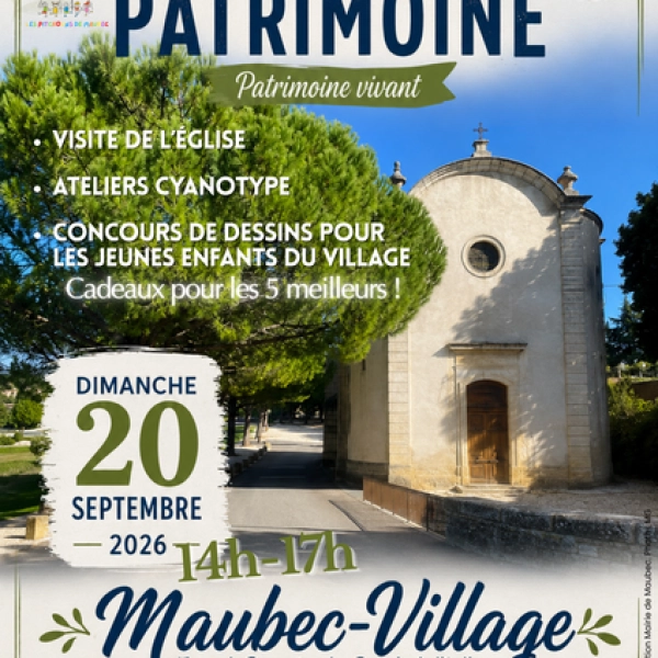 Journée du patrimoine à Maubec