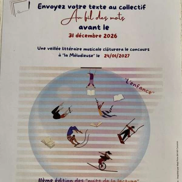 Concours de nouvelles « Au fil des mots »