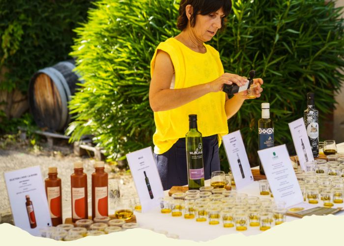 Dégustation d’huile d’olive à La Royère à Oppède