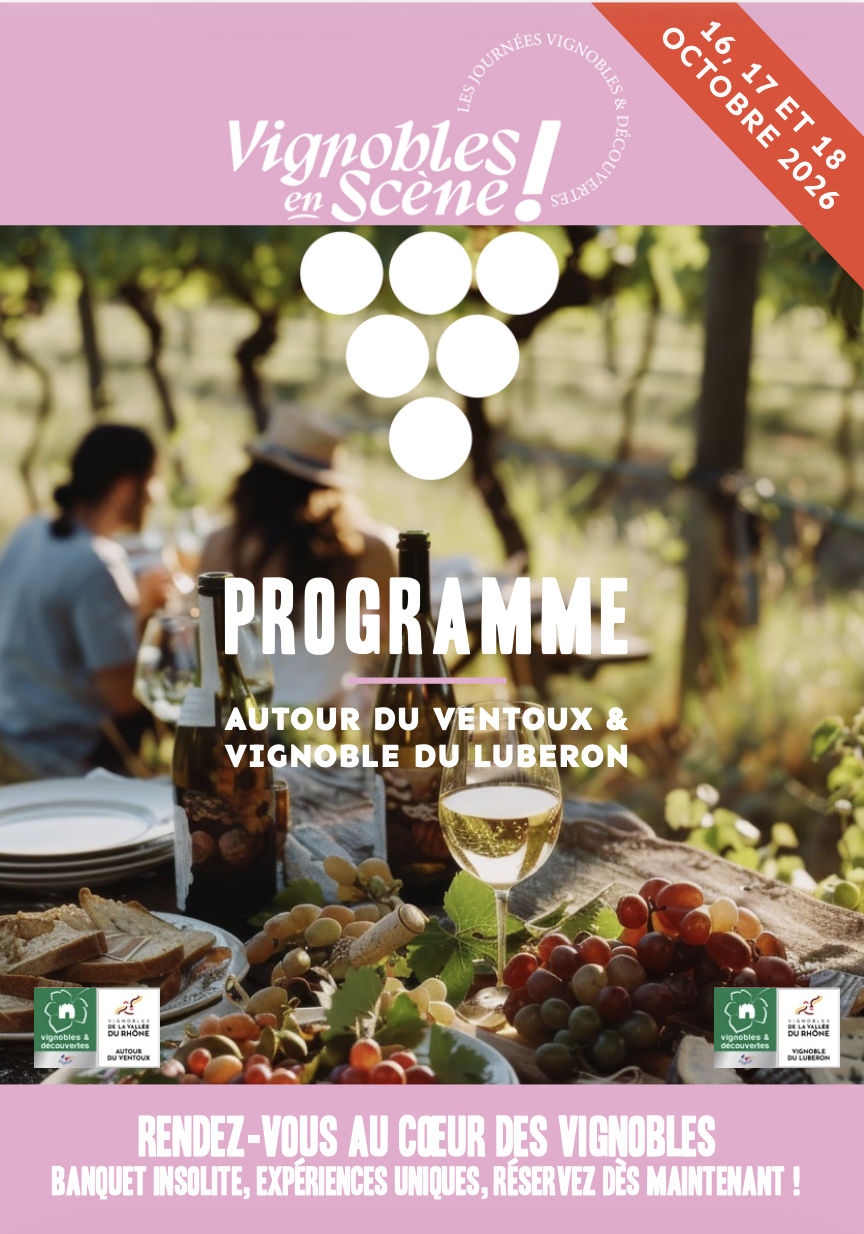 Programme 2026 de Vignobles en Scène en Ventoux et Luberon