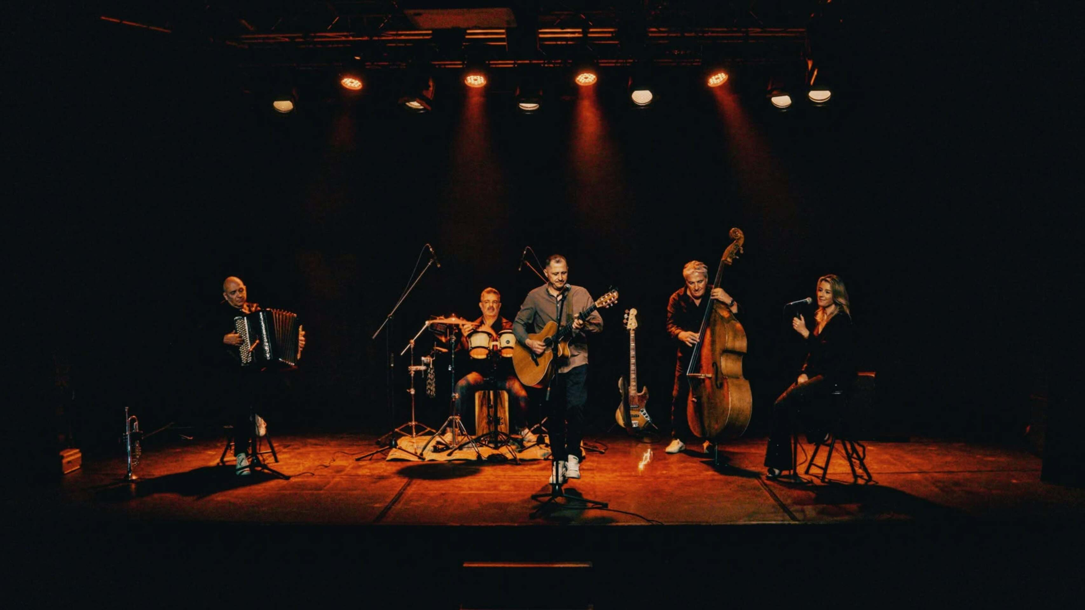 Le groupe Malfitan sur la scène du Grenier de la MJC de Cavaillon