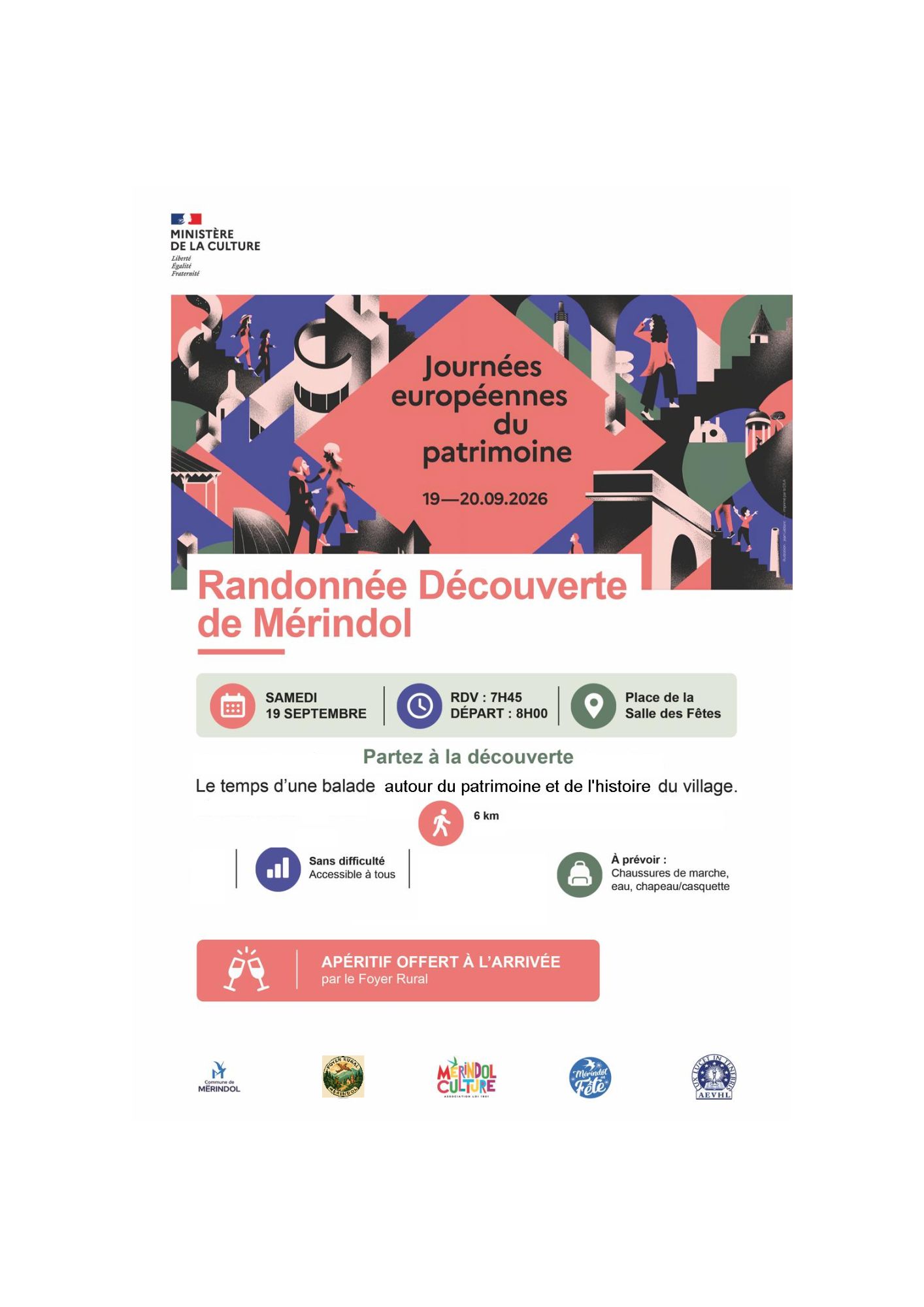 Rando découverte du patrimoine de Mérindol Rando découverte du patrimoine de Mérindol pendant les Journées européennes du patrimoine