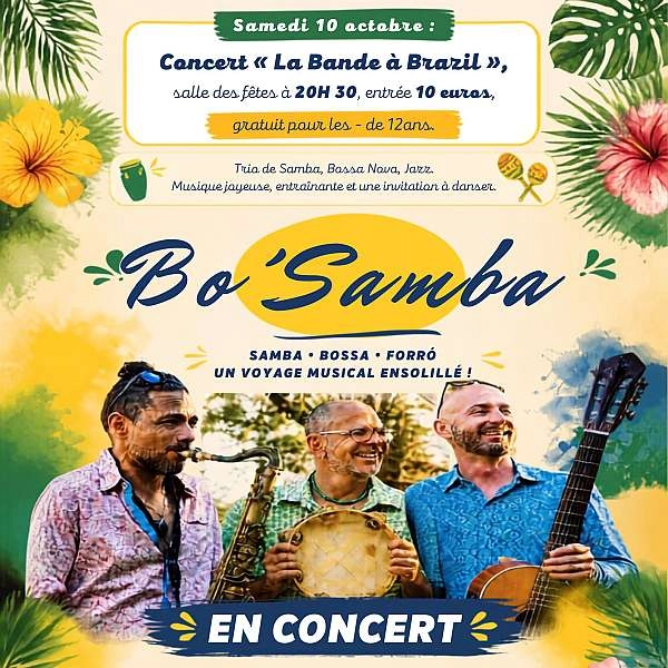 Bo’Samba en concert à Cabrières-d’Avignon - Café Culture