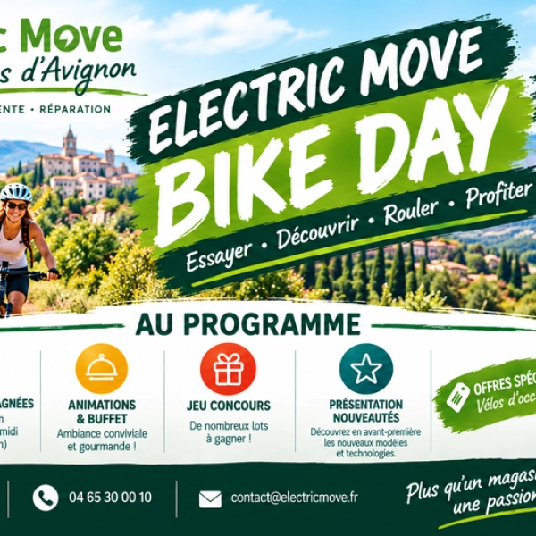 Electric Move Bike Day à Cabrières-d’Avignon
