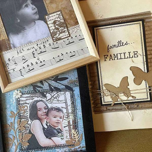 Photos de famille : atelier créatif à Maubec