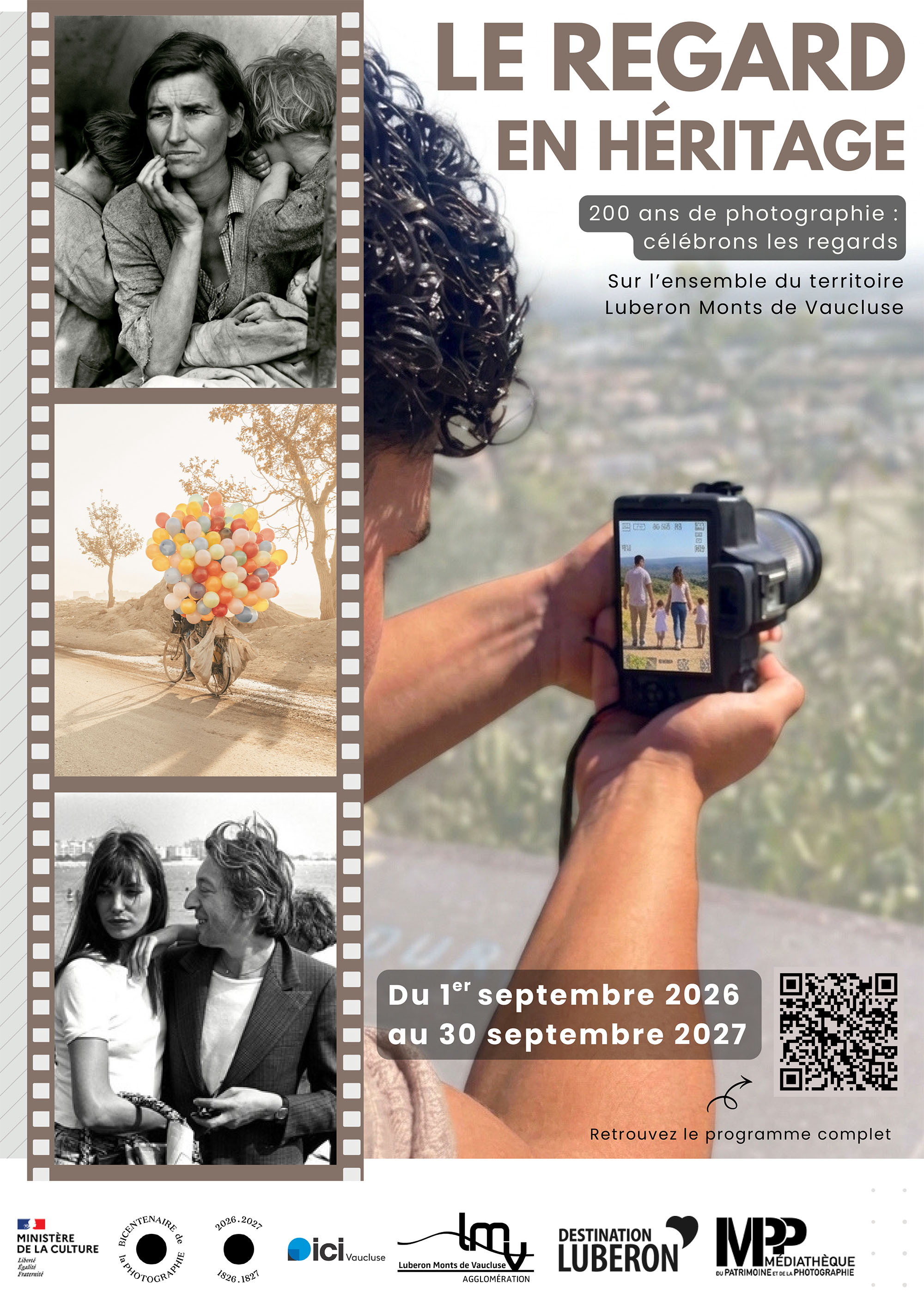 Le Regard en héritage, programmation du Bicentenaire de la photographie dans le Luberon