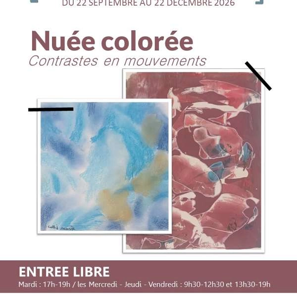 Exposition Nuée colorée - Contrastes en mouvements à Cavaillon
