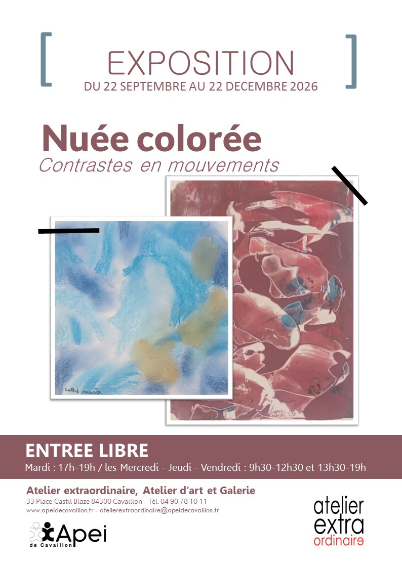 Exposition Nuée colorée à Cavaillon Exposition Nuée colorée des artistes de l’Atelier Extraordinaire à Cavaillon