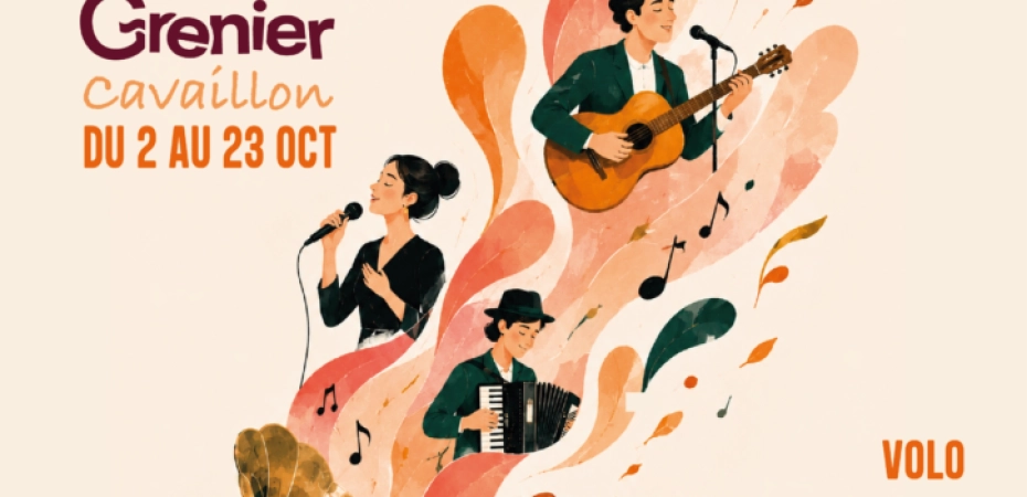 Octobre en Chansons 2026 à Cavaillon - 4 concerts au Grenier