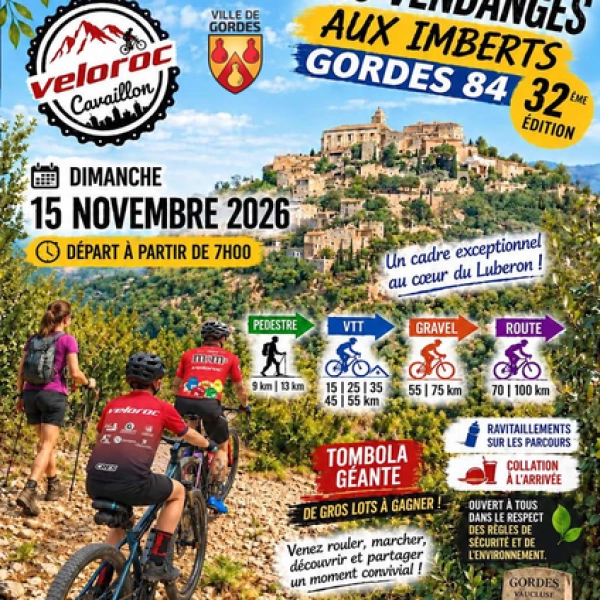 32ème édition - Randonnée des vendanges à Gordes